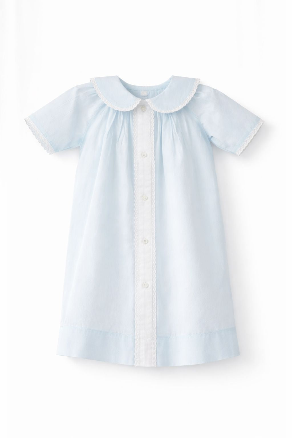 Baby Classic Cotton Daygown - Blue Daygown Lenora 