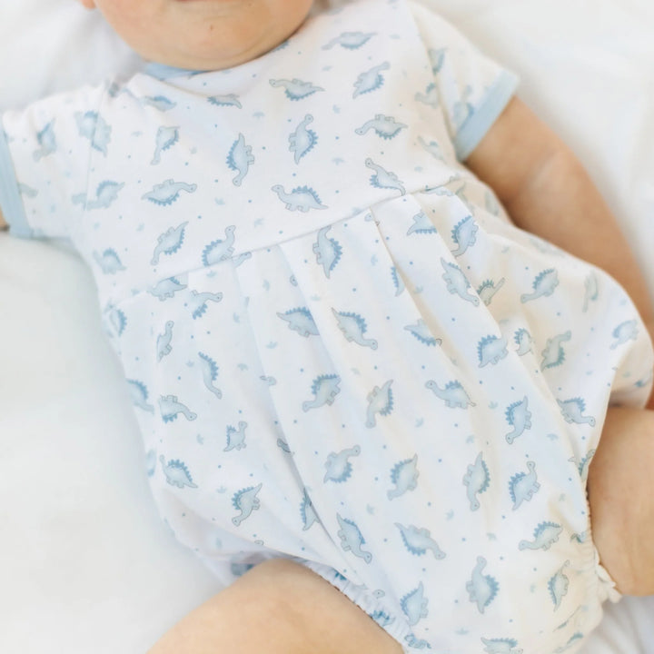 Baby Dino Print Short Sleeve Bubble