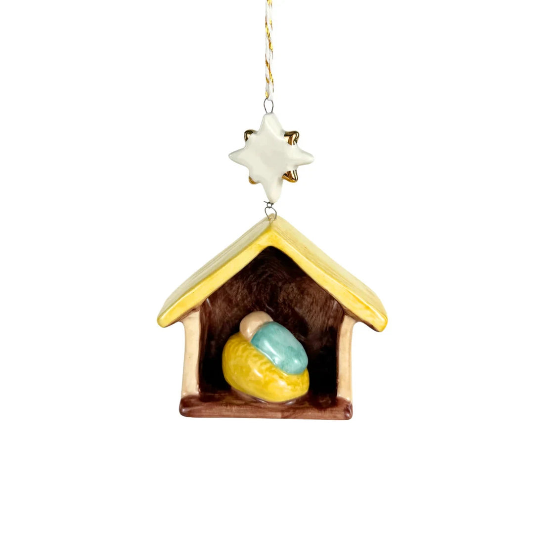 Baby Jesus In The Manger Ornament Ornament Glory Haus 