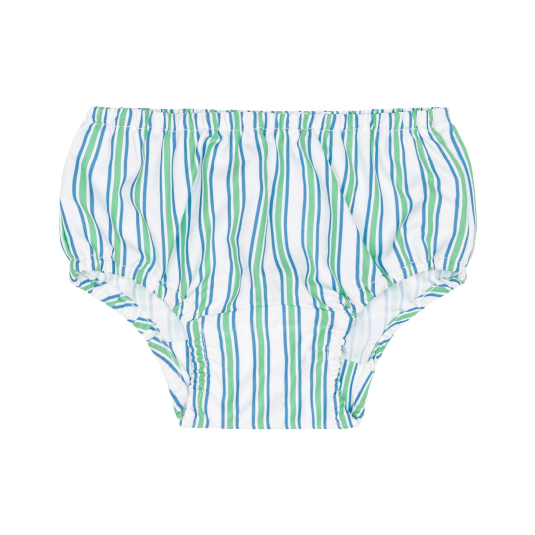 Baby Tamarin Stripe Diaper Cover Bloomers Minnow 