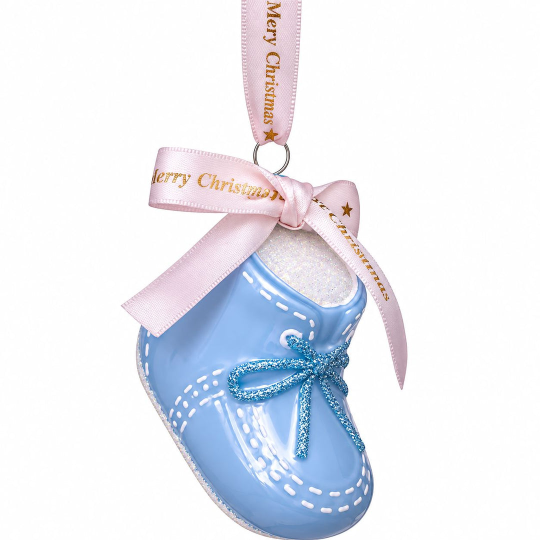 Baby's First Christmas Glass Ornament - Blue Christmas Ornament Vondels 