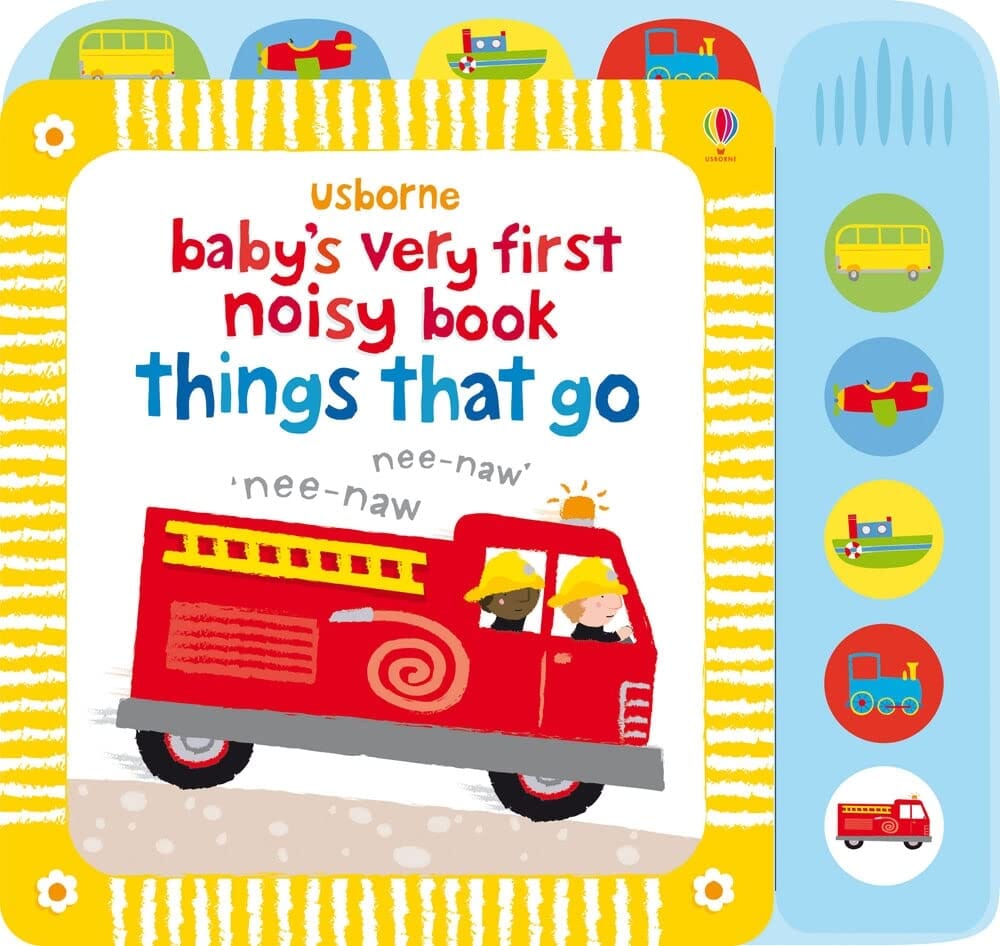 Baby's Very First Noisy Book - Things That Go Baby Book Usborne 