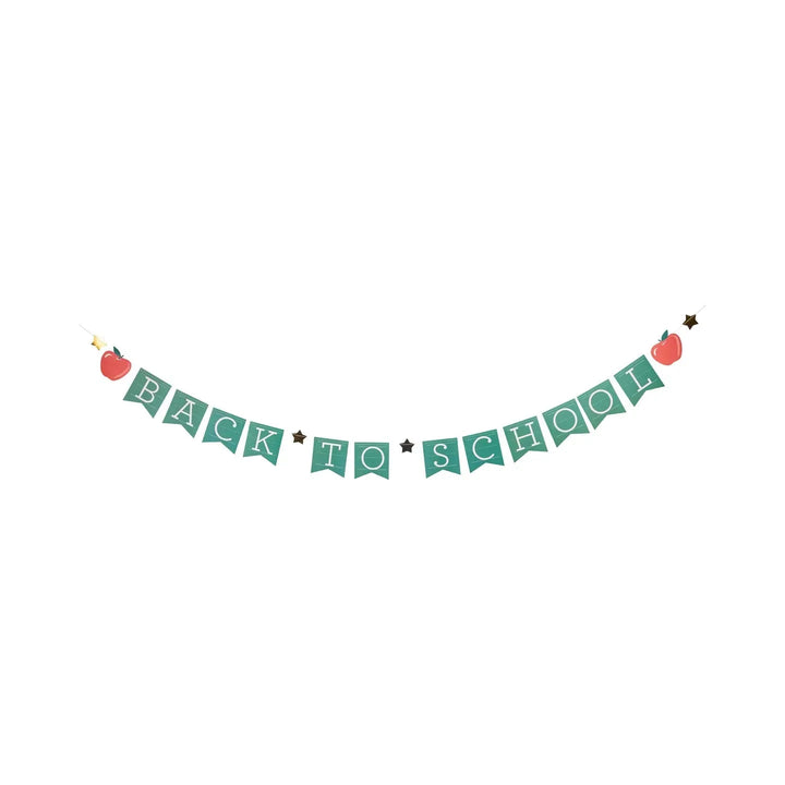 Back To School Apple Banner Party Decorations My Mind's Eye 