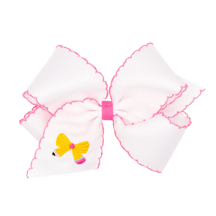Back to School Bows - King Hair Bow WeeOnes Pencil Bow 