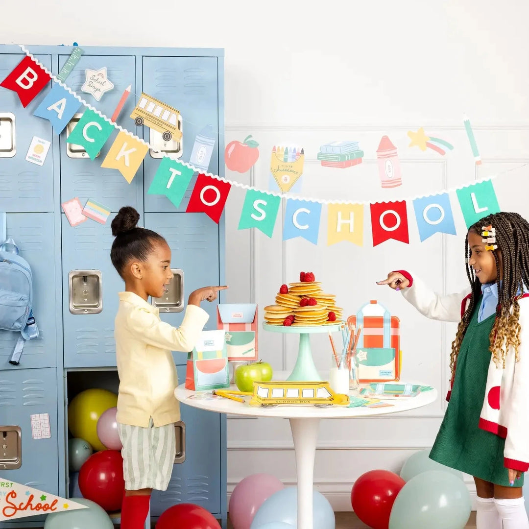 Back To School Felt Banner Party Decorations My Mind's Eye 
