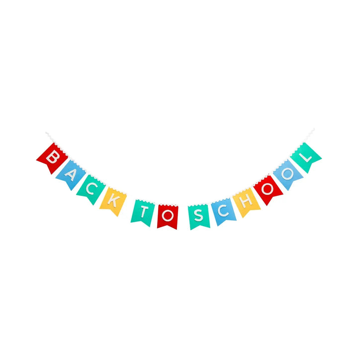 Back To School Felt Banner Party Decorations My Mind's Eye 