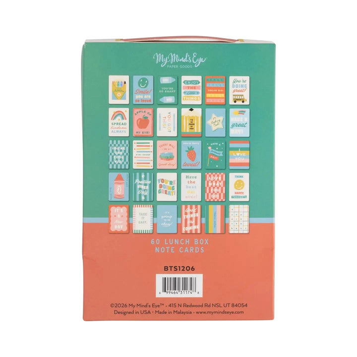 Back To School Lunchbox Notes Party Decorations My Mind's Eye 