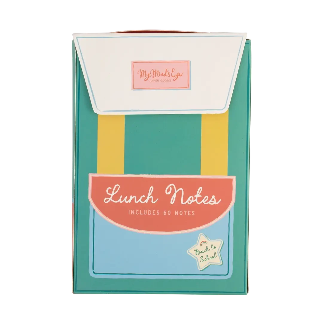 Back To School Lunchbox Notes Party Decorations My Mind's Eye 