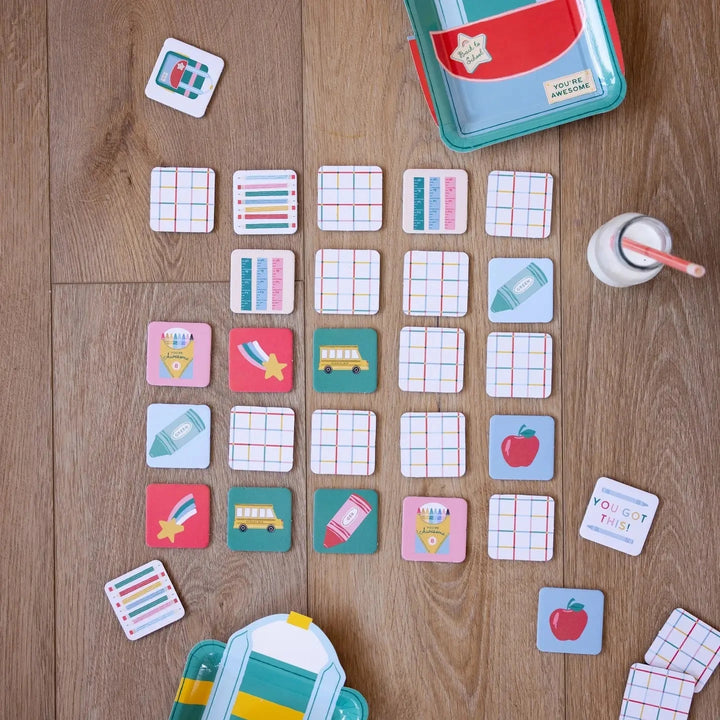 Back To School Matching Game Party Decorations My Mind's Eye 