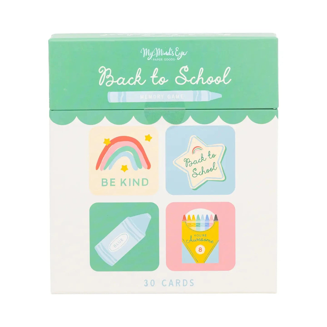 Back To School Matching Game Party Decorations My Mind's Eye 