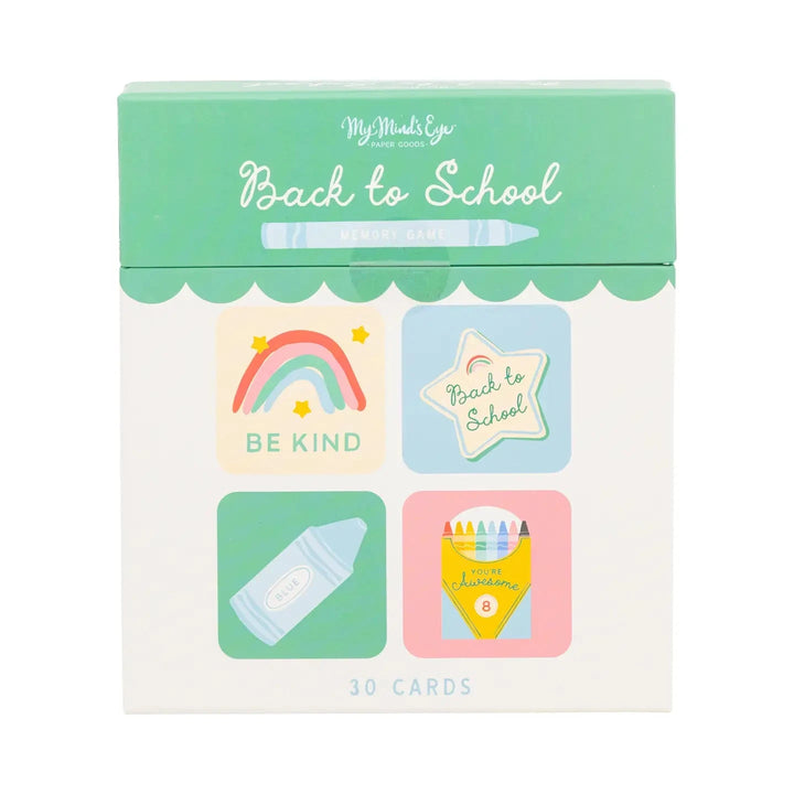 Back To School Matching Game Party Decorations My Mind's Eye 