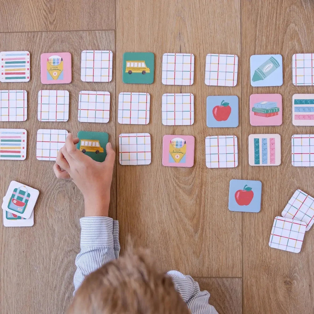 Back To School Matching Game Party Decorations My Mind's Eye 