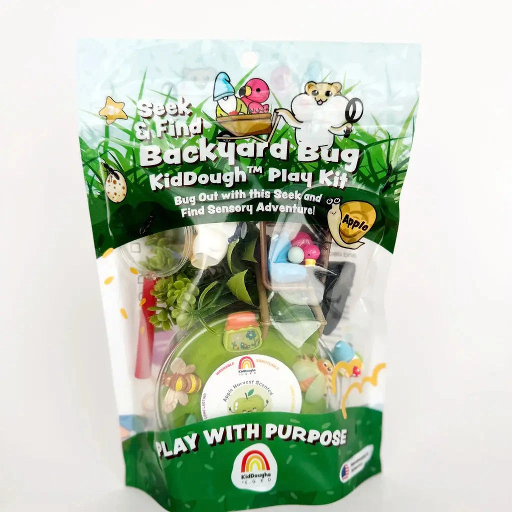 Backyard Bug Kiddough Play Kit Toy Craft Kits Earth Grown KidDoughs 