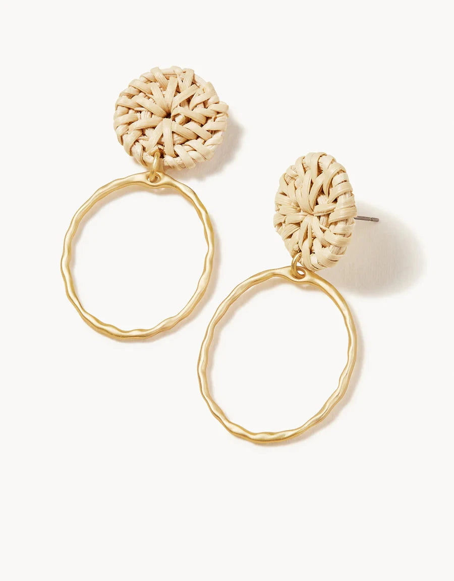 Bahia Earrings - Natural Womens Earrings Spartina 