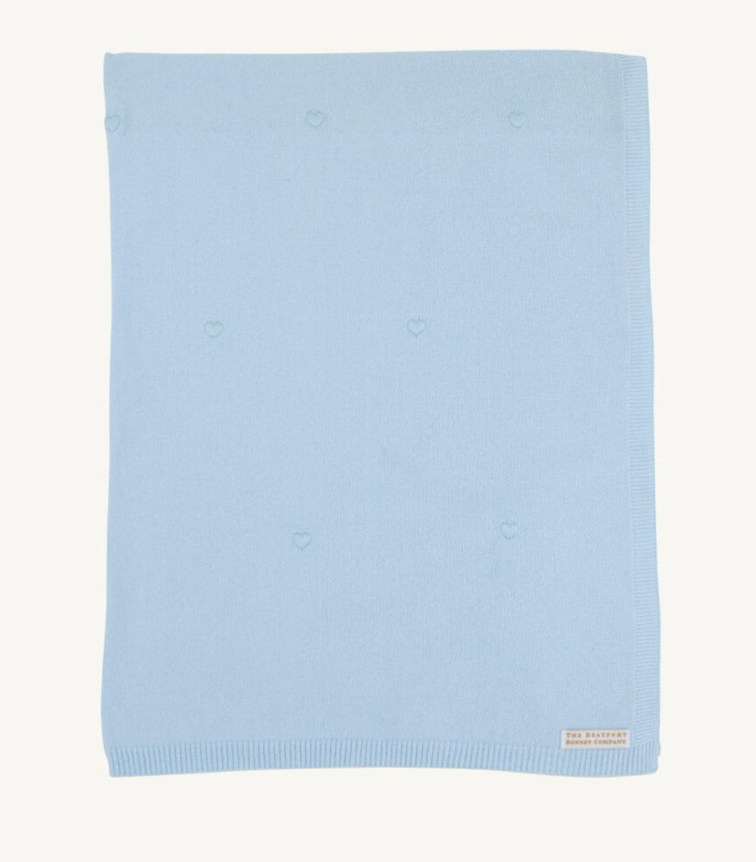 Bailey Baby Heart Blanket - Blue Baby Blanket Beaufort Bonnet 