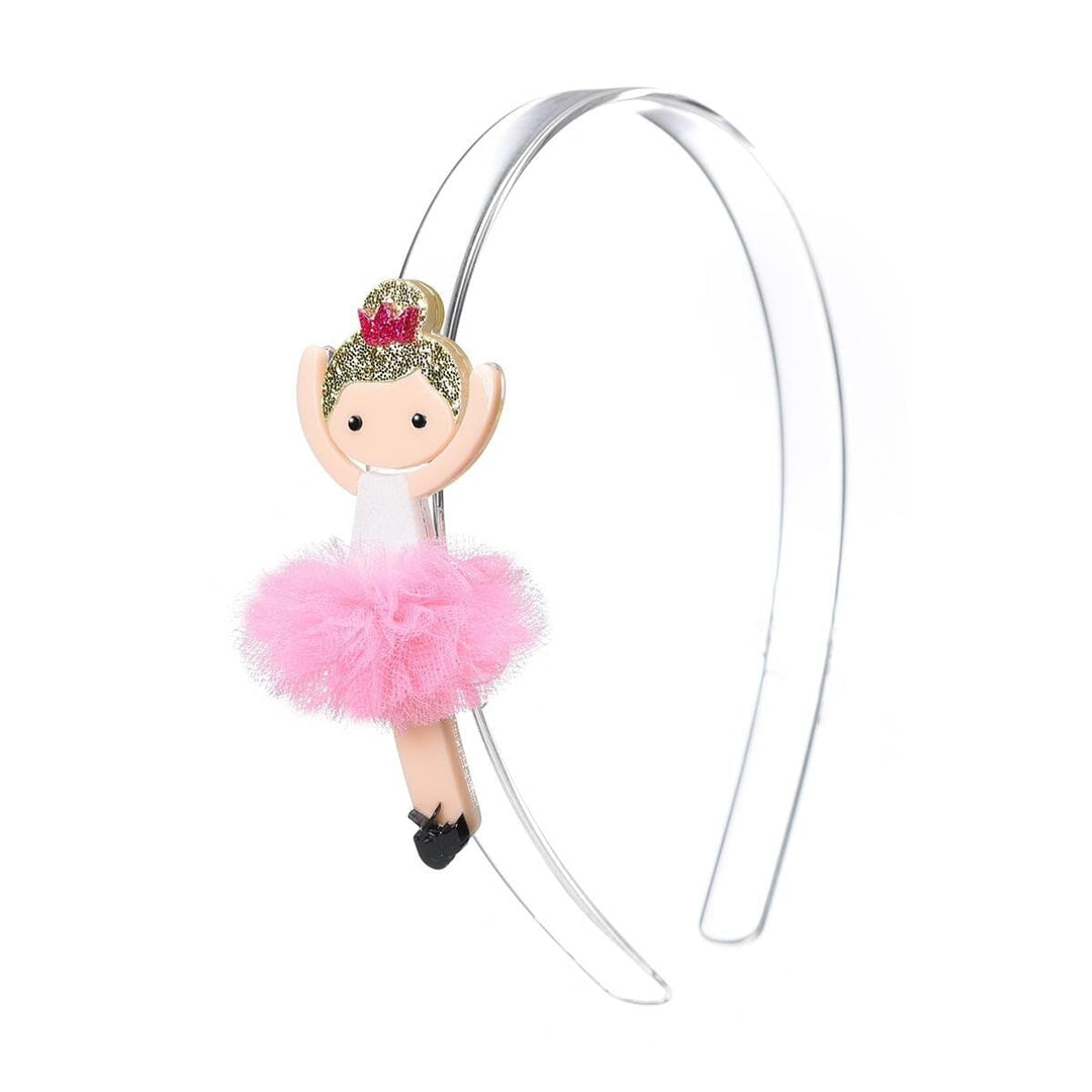 Ballerina Headband Girl Headband Lilies and Roses 