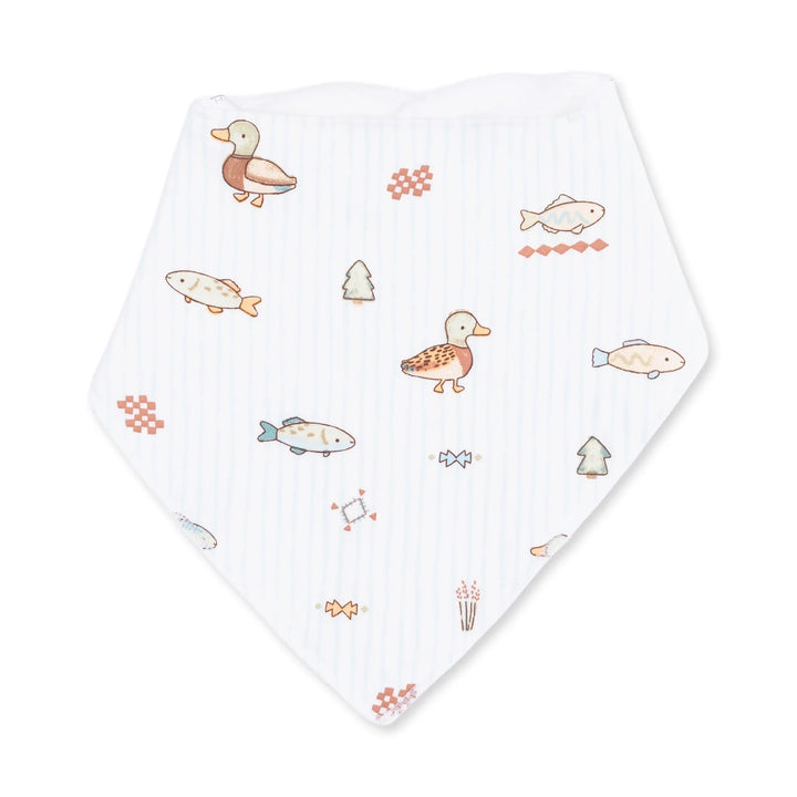 Bamboo Bandana Bib - Lake Cuties Bib Angel Dear 