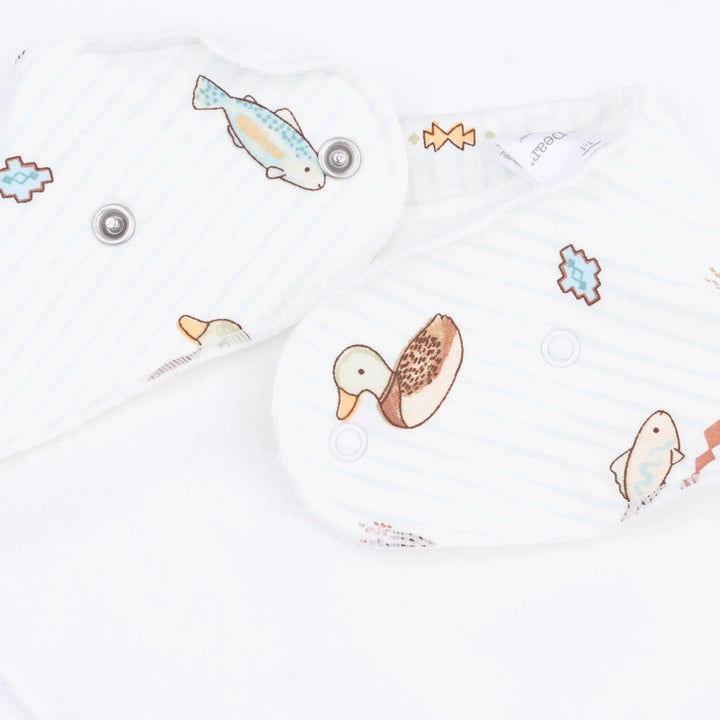 Bamboo Bandana Bib - Lake Cuties Bib Angel Dear 