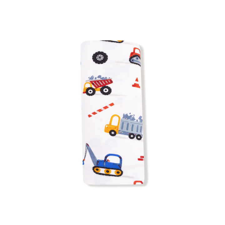 Bamboo Swaddle - Crayon Construction Baby Blanket Angel Dear 