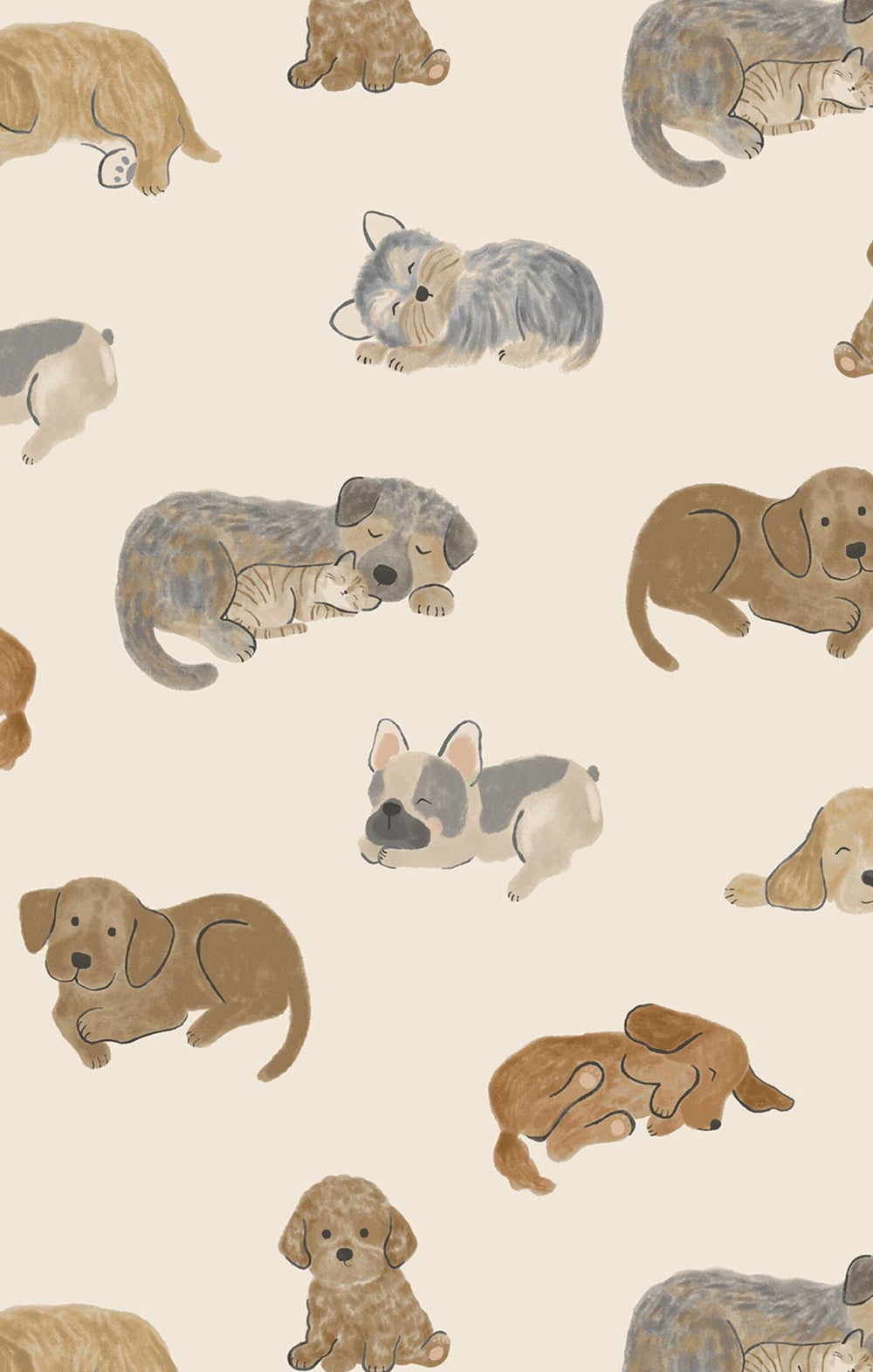 Bamboo Swaddle - Napping Puppies Baby Blanket Angel Dear 