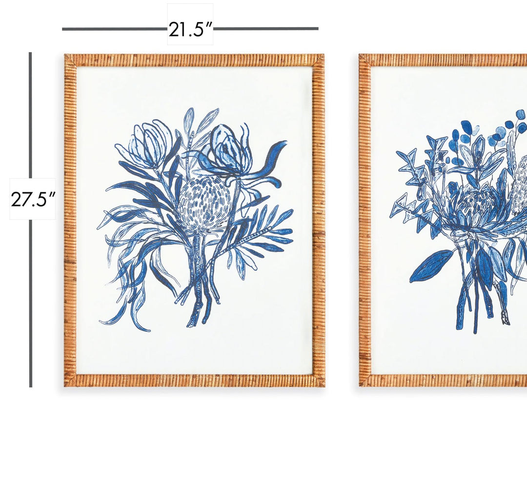 Banksia Bouquet Prints - Set of 2 Artwork Napa 