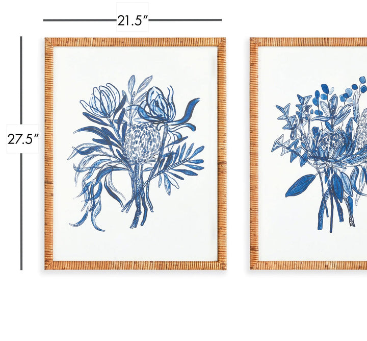 Banksia Bouquet Prints - Set of 2 Artwork Napa 