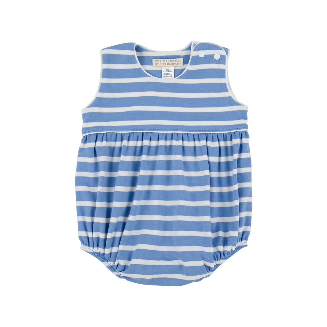 Barlett Bubble - Barbados Blue Stripe Boy Bubble Beaufort Bonnet 