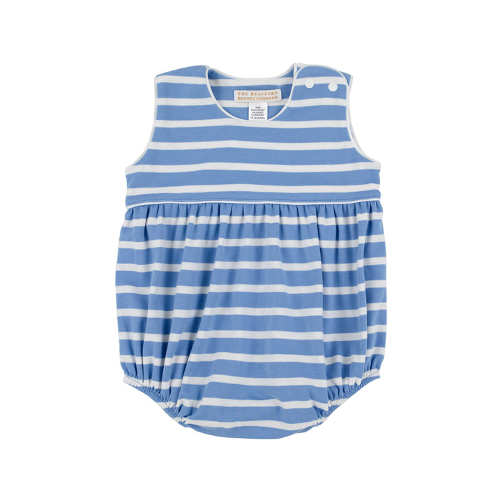 Barlett Bubble - Barbados Blue Stripe Boy Bubble Beaufort Bonnet 