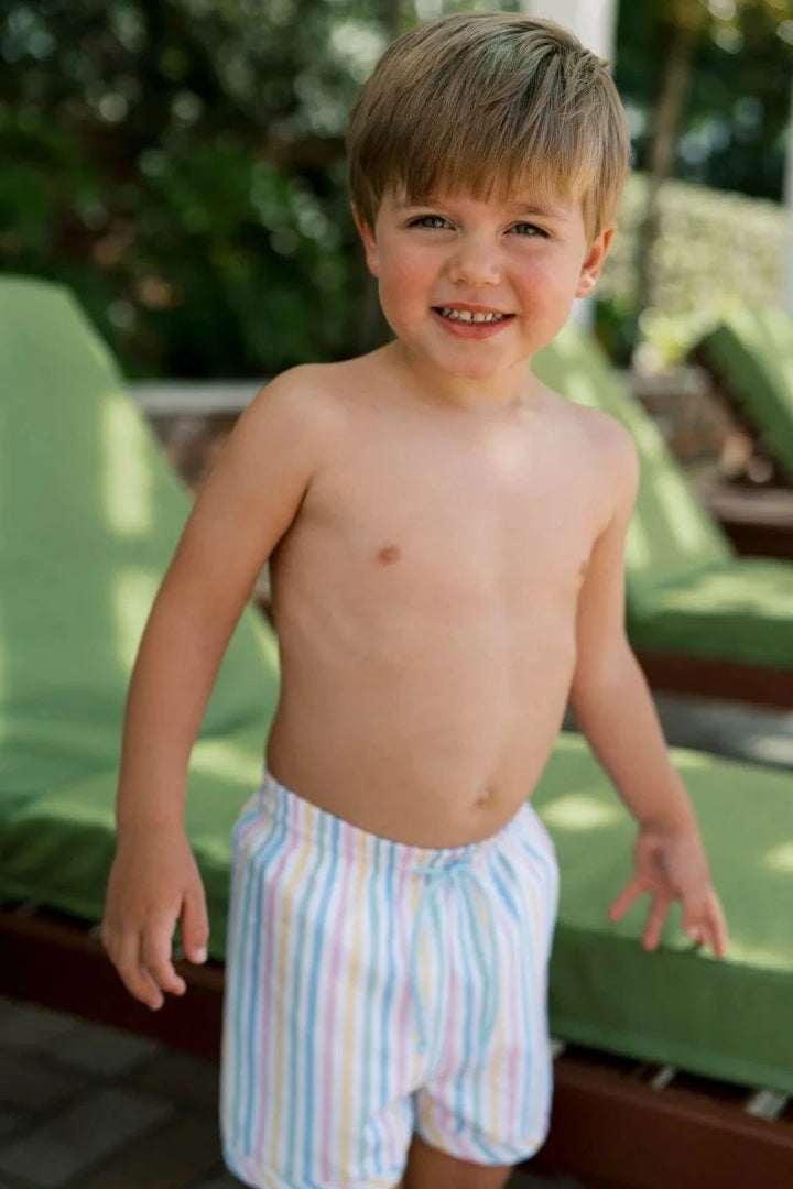 Barnes Bathing Suit - Sorbet Stripes Boy Bathing Suit Lullaby Set 