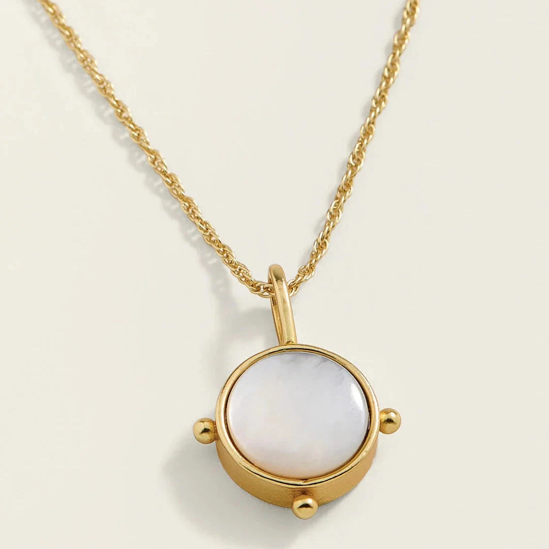 Barony Necklace 17" Mother-of-Pearl Womens Necklace Spartina 