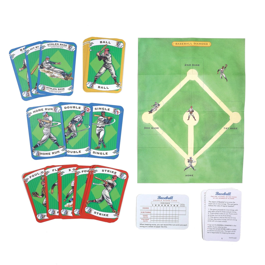 Baseball Playing Cards Activity Toy eeBoo 