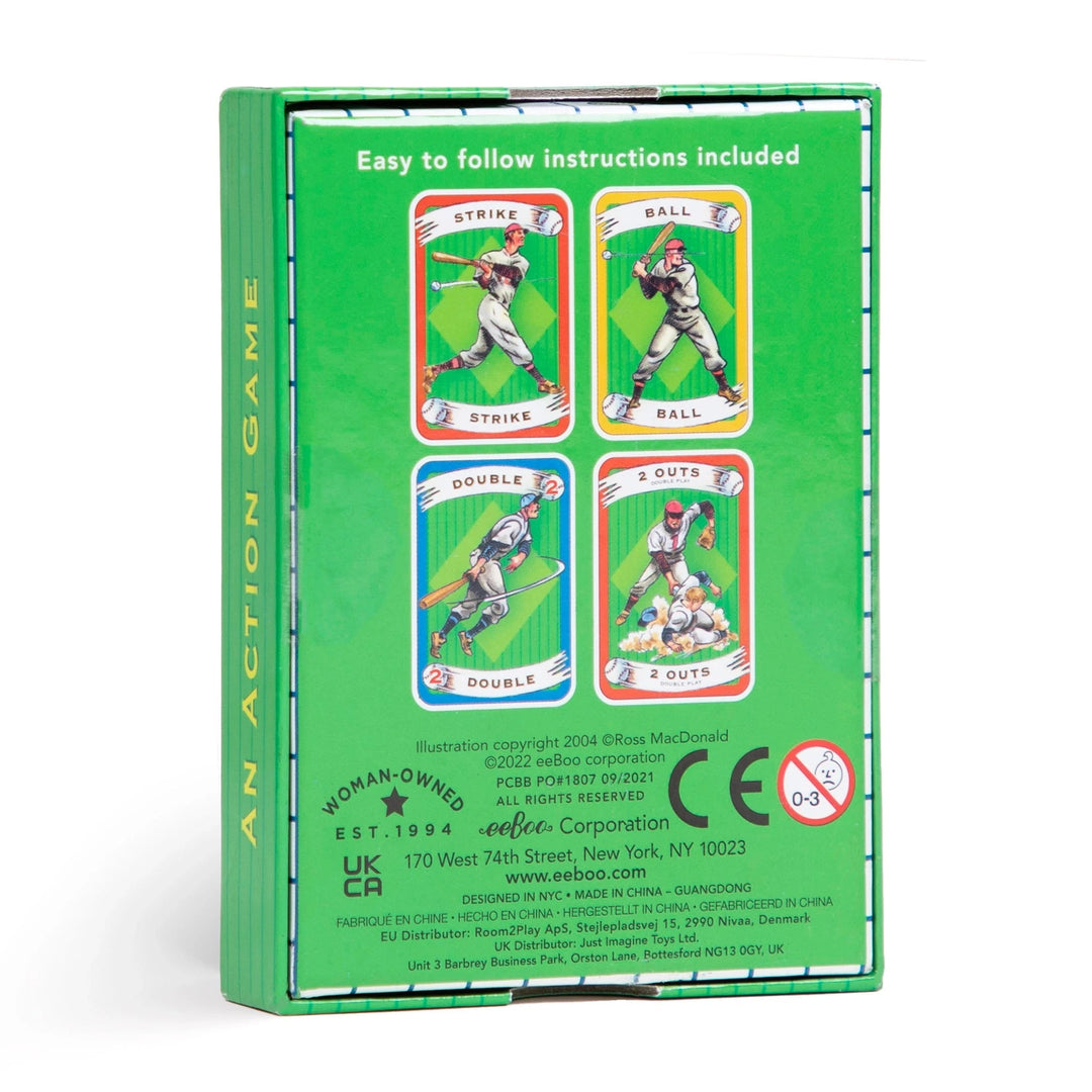 Baseball Playing Cards Activity Toy eeBoo 