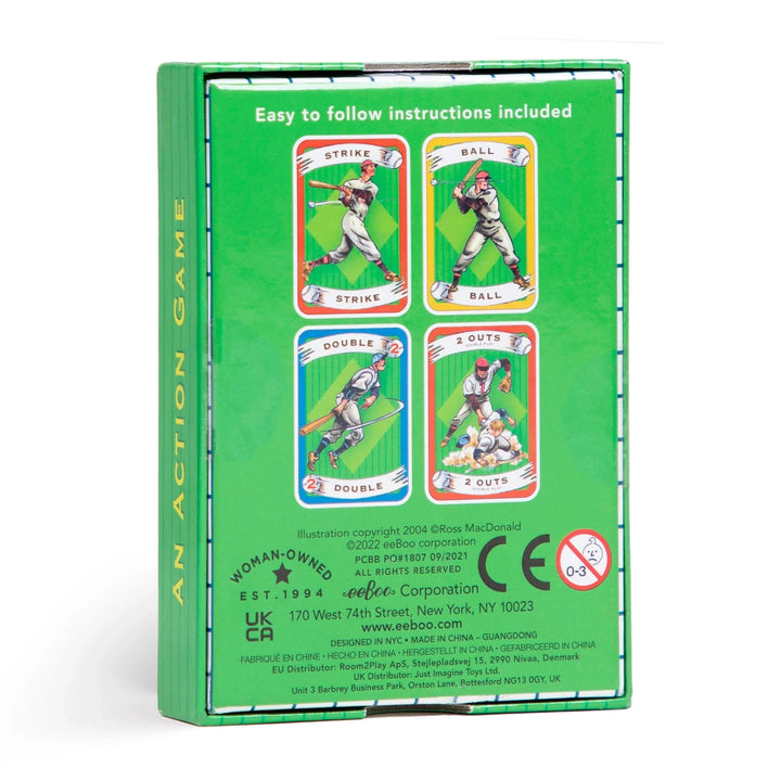 Baseball Playing Cards Activity Toy eeBoo 