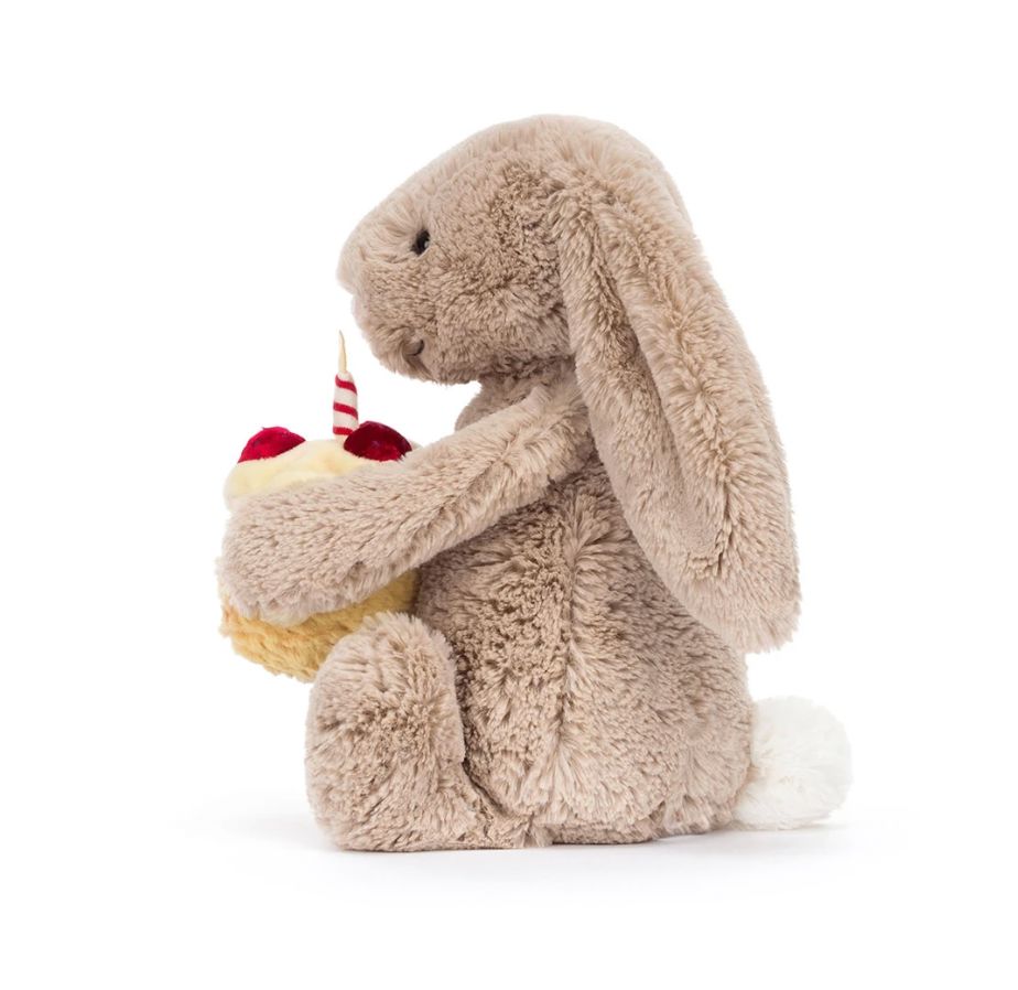 Bashful Beige Bunny 'Birthday' Stuffed Animal JellyCat 