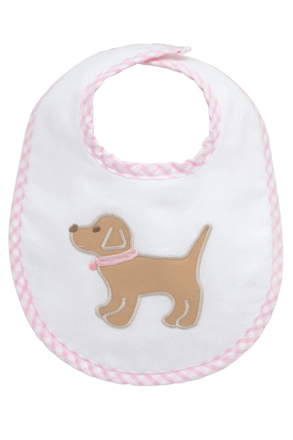 Basic Bib - Applique Bib 3 Marthas Pink Puppy 