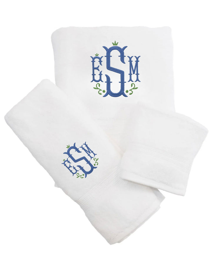 Bath and Hand Towels - White Bath Towels Kassatex 