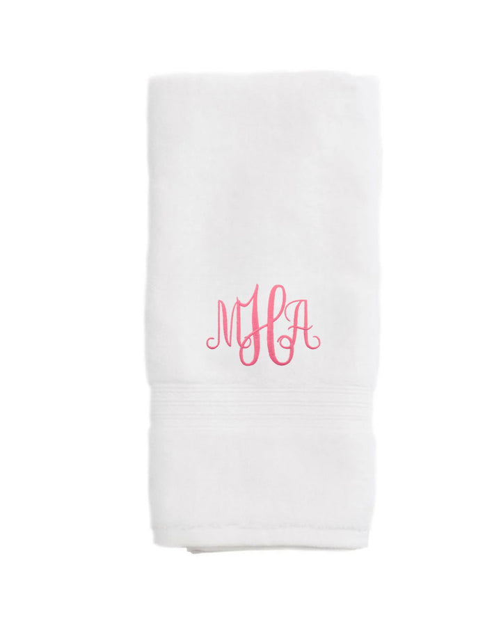 Bath and Hand Towels - White Bath Towels Kassatex Hand Towel 