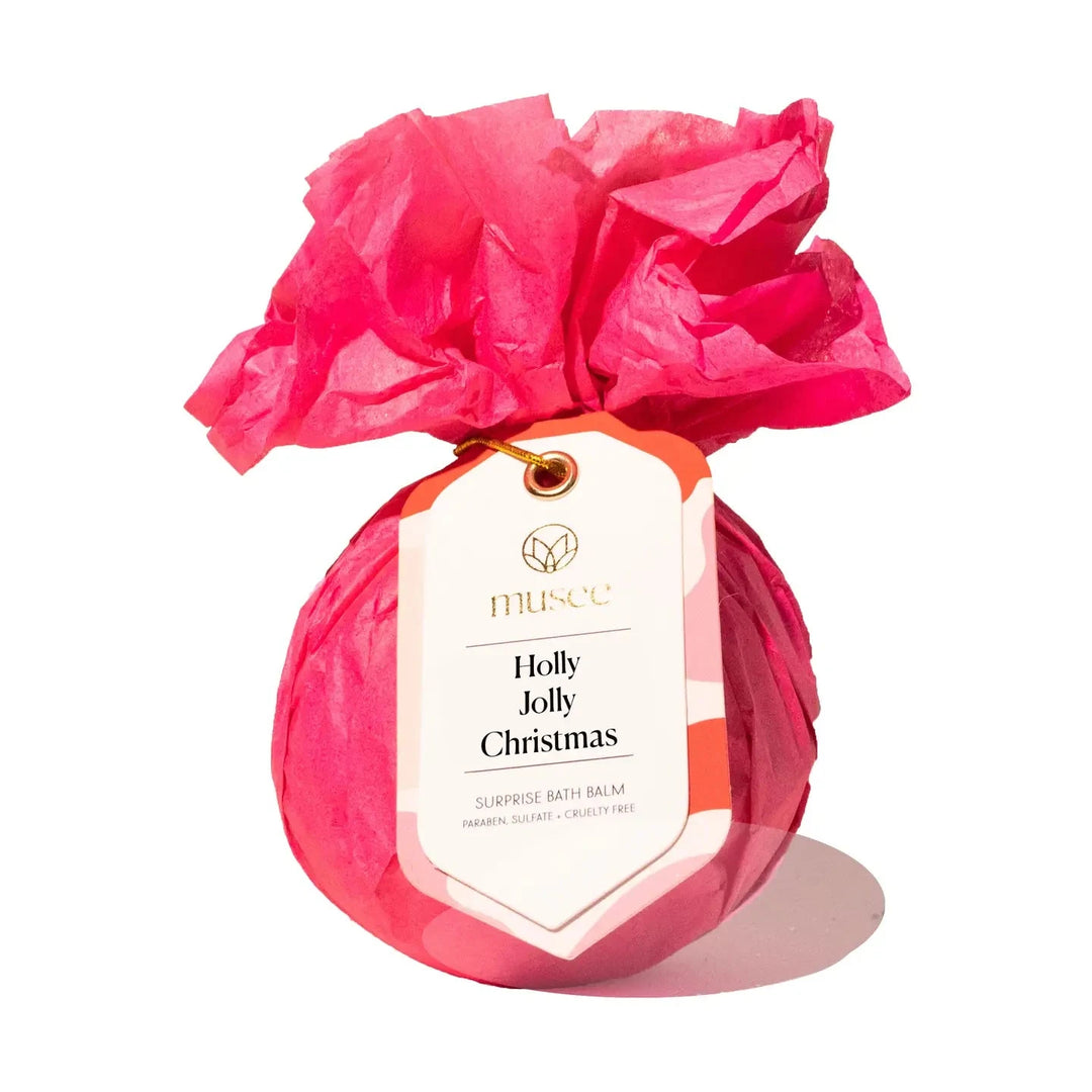 Bath Balm - Holly Jolly Christmas Bath Bomb Musee 