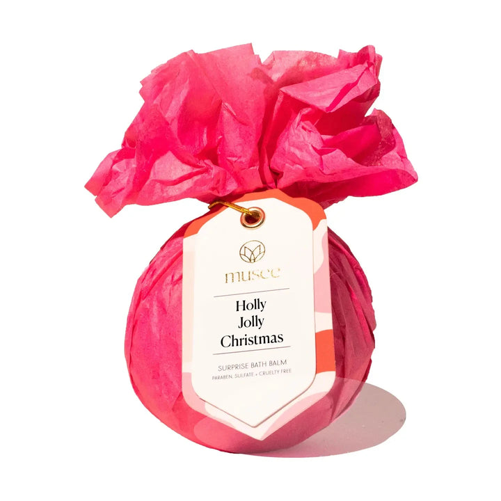 Bath Balm - Holly Jolly Christmas Bath Bomb Musee 