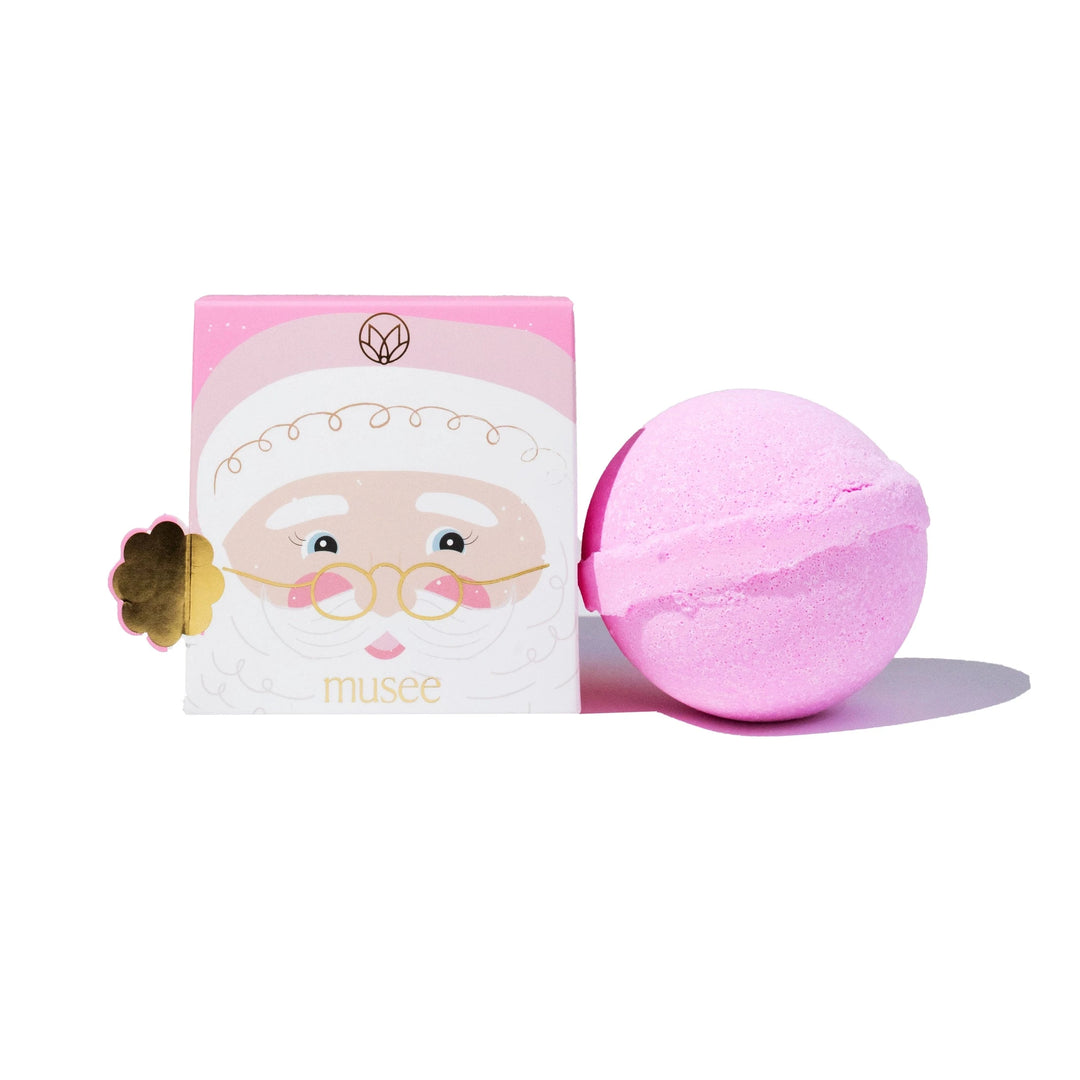 Bath Balm - Pink Santa Bath Bomb Musee 