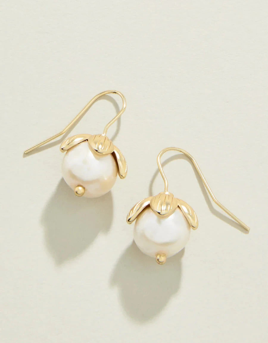 Bauble Drop Earrings - Pearl Womens Earrings Spartina 