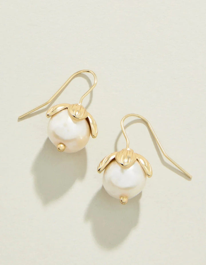 Bauble Drop Earrings - Pearl Womens Earrings Spartina 