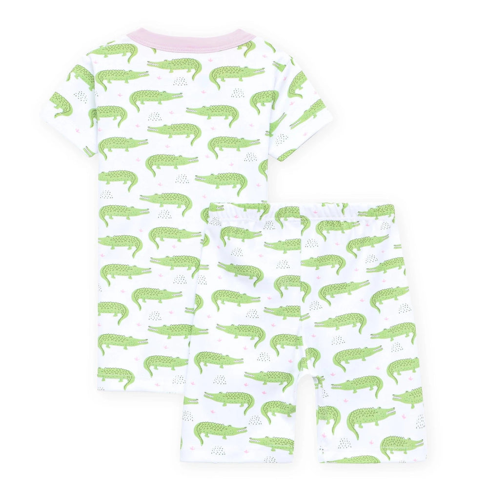 Bayou Baby Short Pajamas - Pink Girl Pajamas Magnolia Baby 