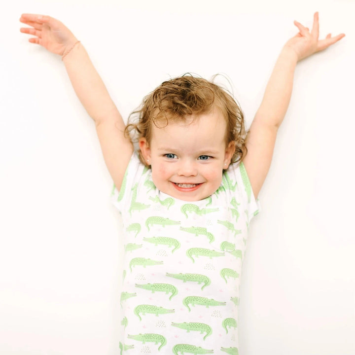Bayou Baby Short Pajamas - Pink Girl Pajamas Magnolia Baby 