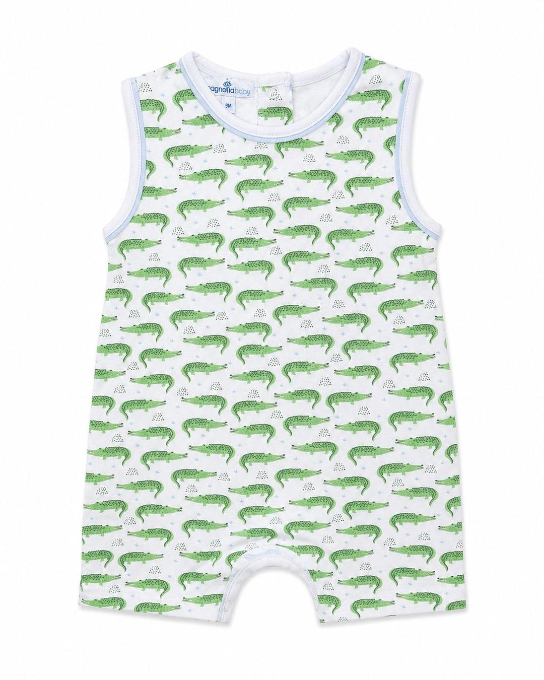 Bayou Baby Short Playsuit - Light Blue Boy Pajamas Magnolia Baby 