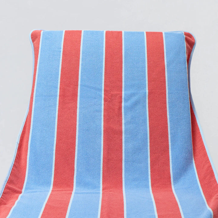 Beach Chair Cover - Riviera Stripe Beach Towels Weezie 