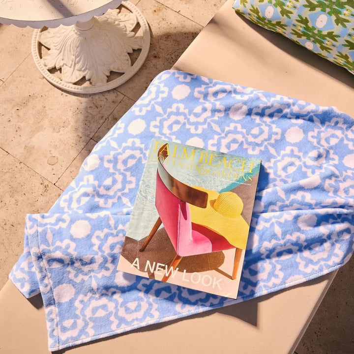 Beach Towel - Aspen Chambray Beach Towels Laura Park Design 