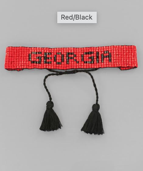 Beaded State String Bracelet - Georgia Womens Bracelet Golden Stella 