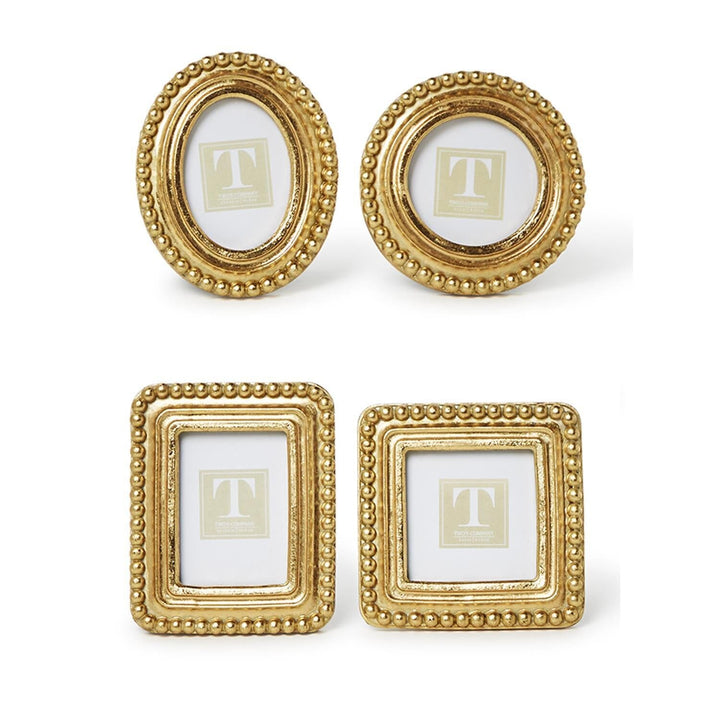 Beaded Texture Mini Photo Frames Picture Frames Two's Company 