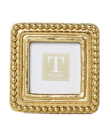Beaded Texture Mini Photo Frames Picture Frames Two's Company Square 